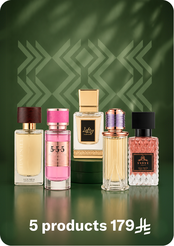 5 perfumes  for 179 sar